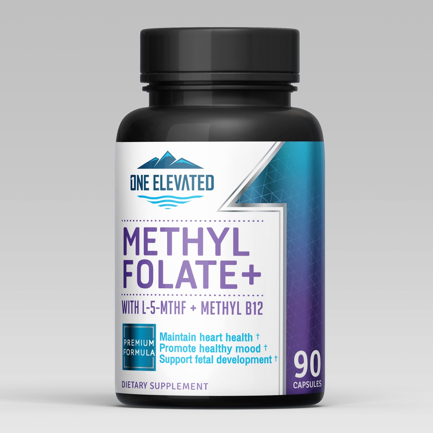 Double Strength & Most Bioactive Methyl Folate! Uniquely Formulated with Highest Pharmaceutical Grade Methylcobalamin (B12), Niacin, B1, B2 B6. Works Synergistically for Max Results-3 Month Supply